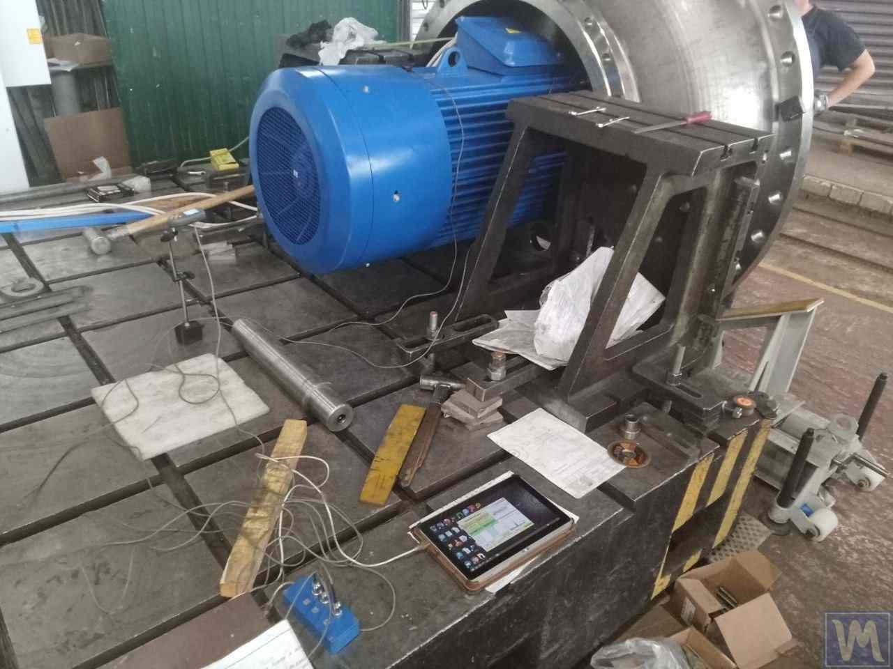 Diagram znázorňujúci metódy statického a dynamického vyvažovania priemyselných ventilátorov
